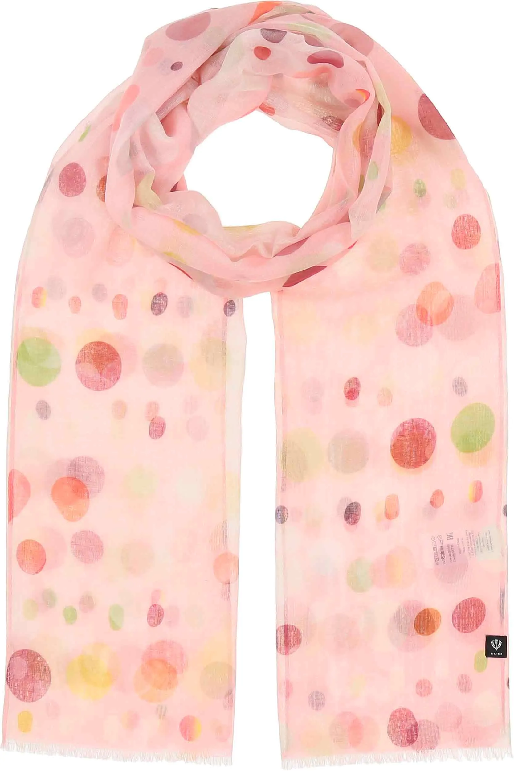 Abstarct Polka Dot Recycled Print Scarf