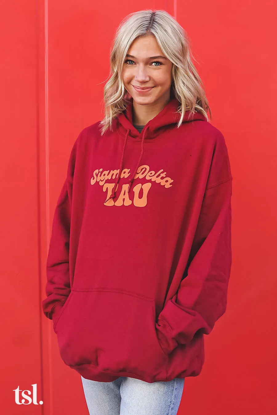 Alpha Chi Omega Vintage Hippie Hoodie
