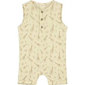 Arlo Romper in Latte Guitars