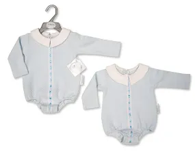 Baby Boys Romper with Lace (NB-6M) (PK6) BIS-2020-2491S