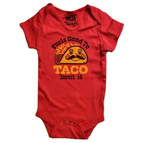 Baby Feels Good to Taco Bout It One Piece Romper