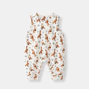 Baby Organic Cotton Fox Sleeveless Romper