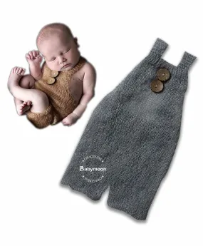 Babymoon Romper Outfit Photography Costume - Grey