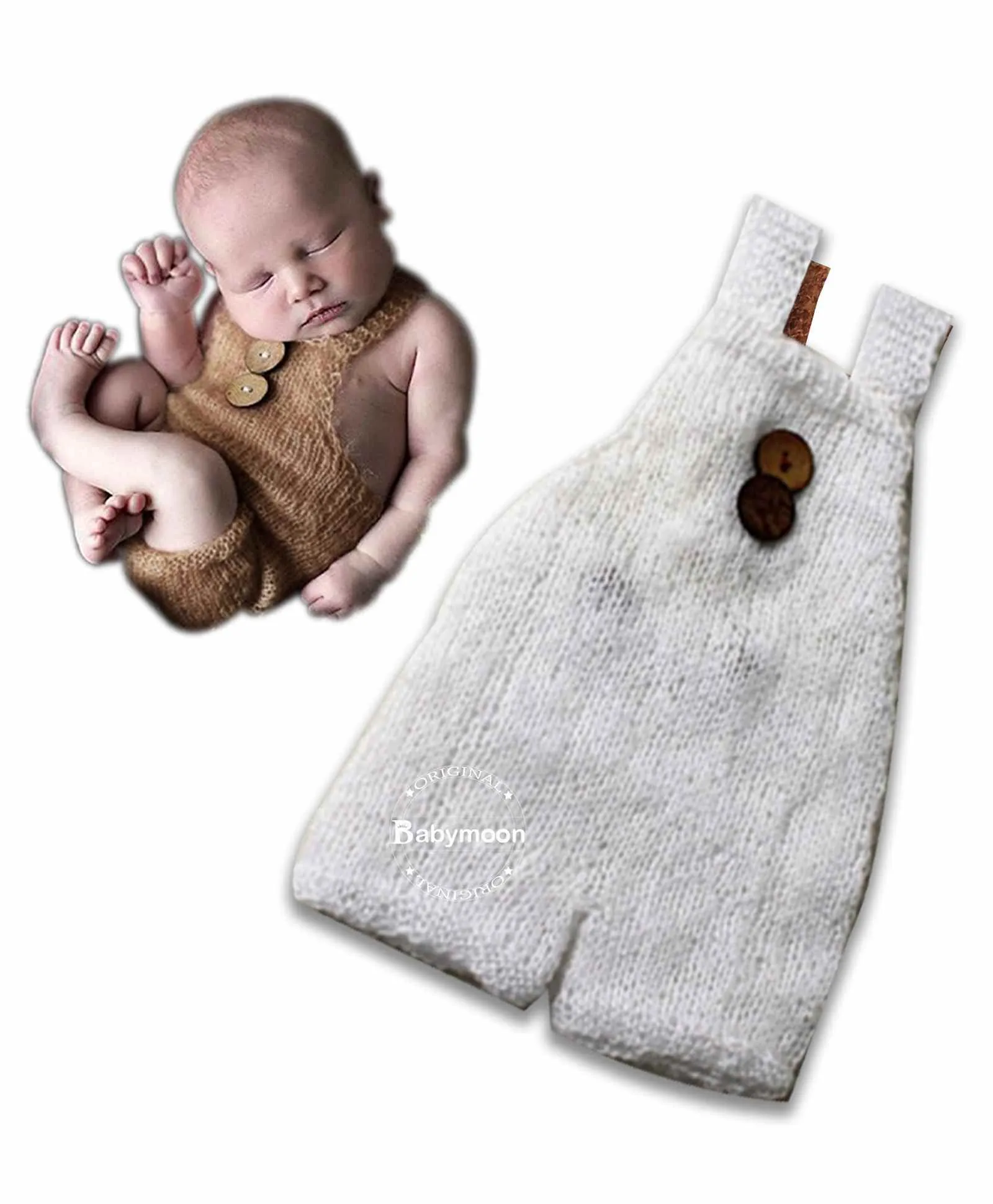 Babymoon Romper Outfit Photography Costume - White