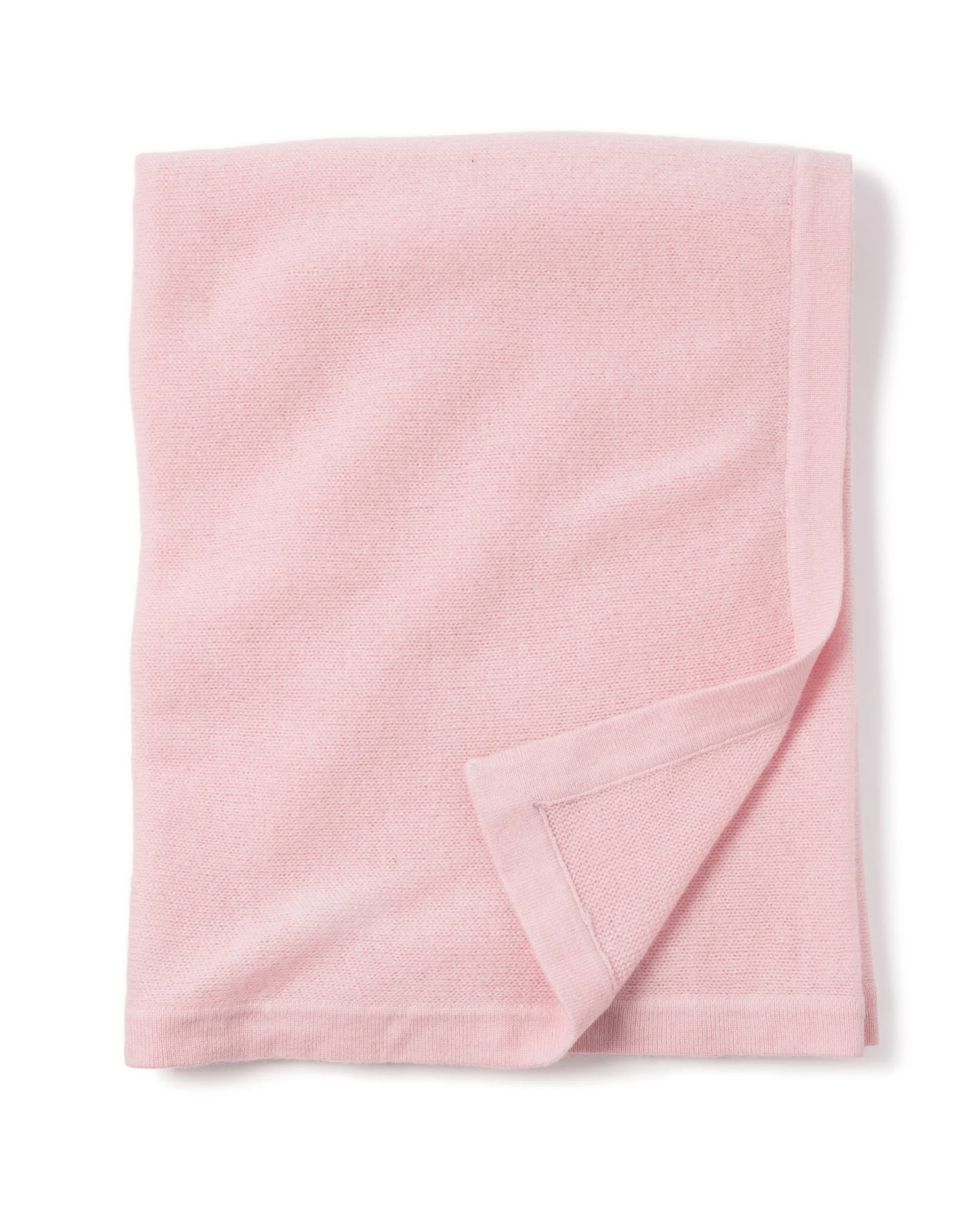 Baby's Pink Gingham Classic Romper & Cashmere Blanket Gift Set
