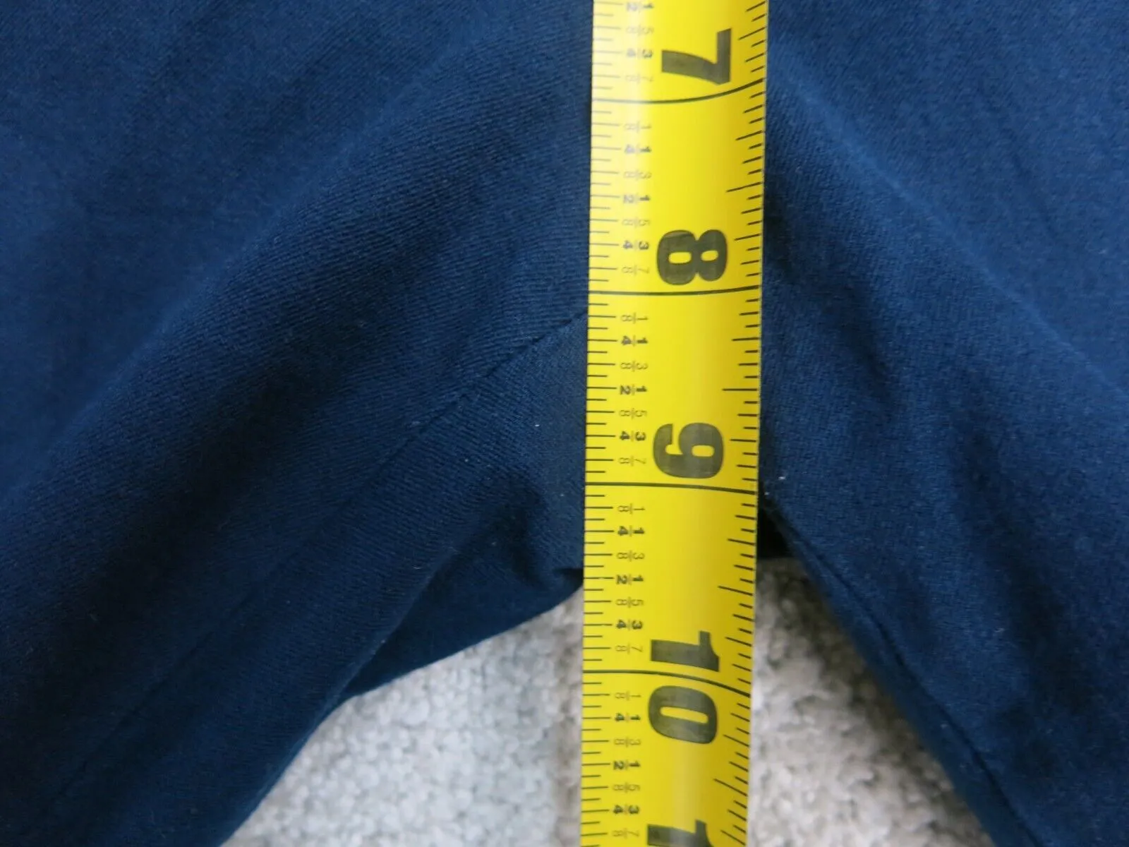 Banana Republic Womens Straight Leg Dress Pant Mid Rise Pull On Blue Size 6