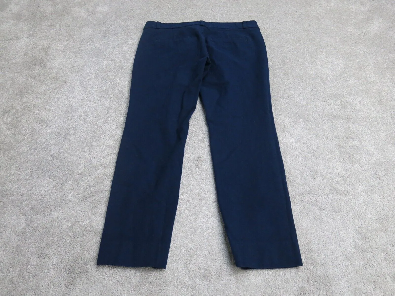 Banana Republic Womens Straight Leg Dress Pant Mid Rise Pull On Blue Size 6