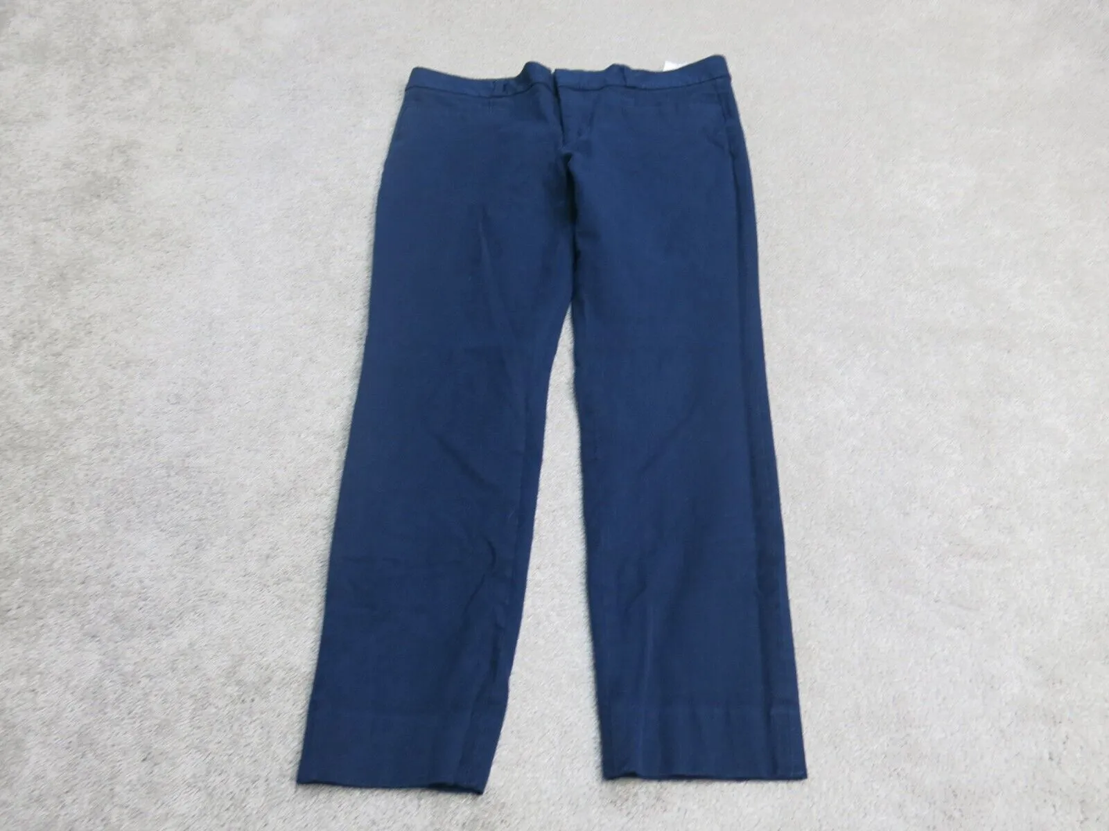 Banana Republic Womens Straight Leg Dress Pant Mid Rise Pull On Blue Size 6