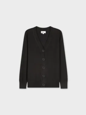 BASIC CARDIGAN-BLACK