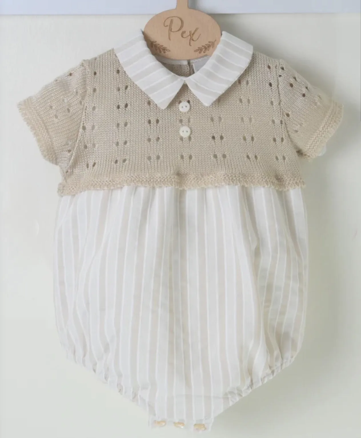 Beige Lennie Romper
