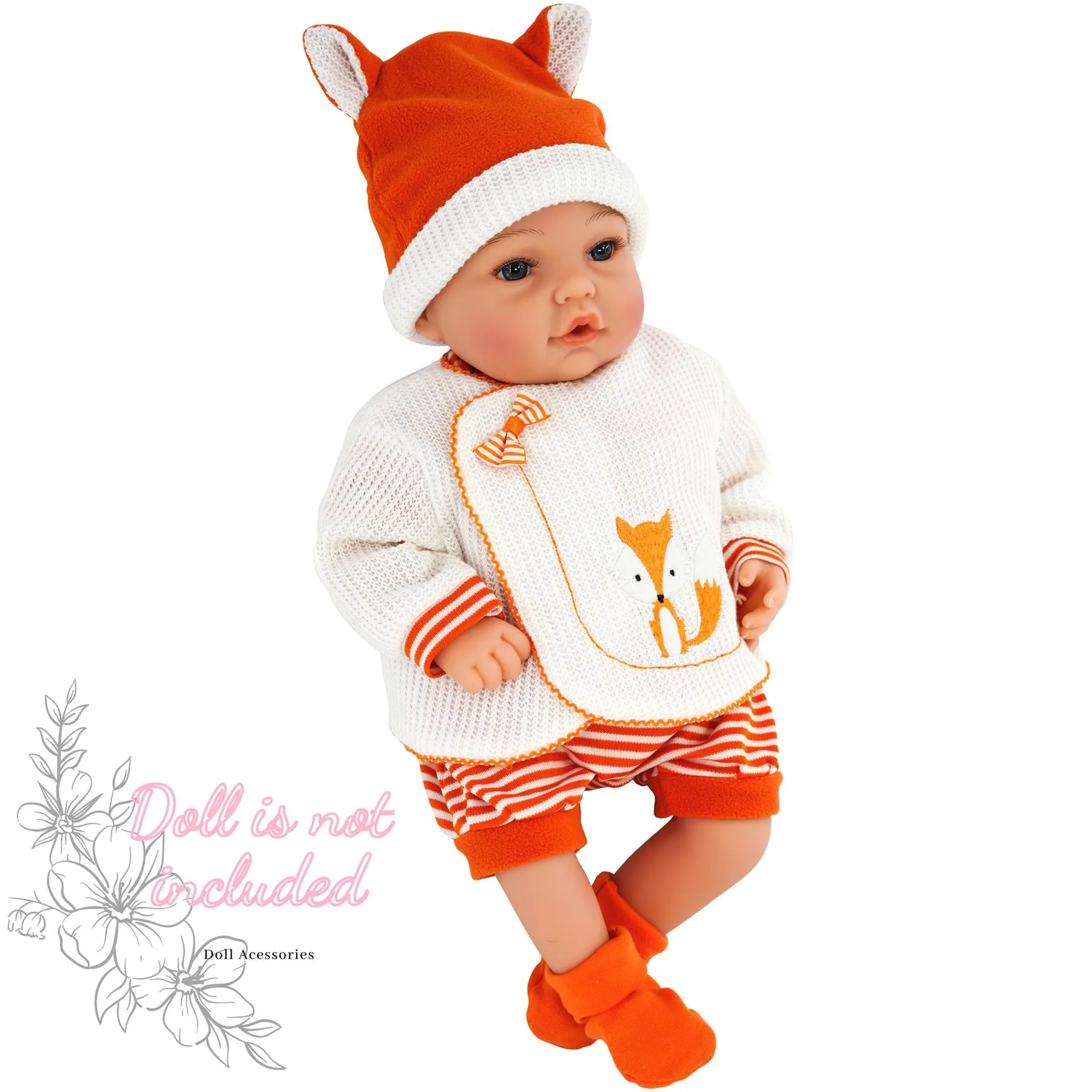 BiBi Outfits - Reborn Doll Clothes (Fox) (50 cm / 20")