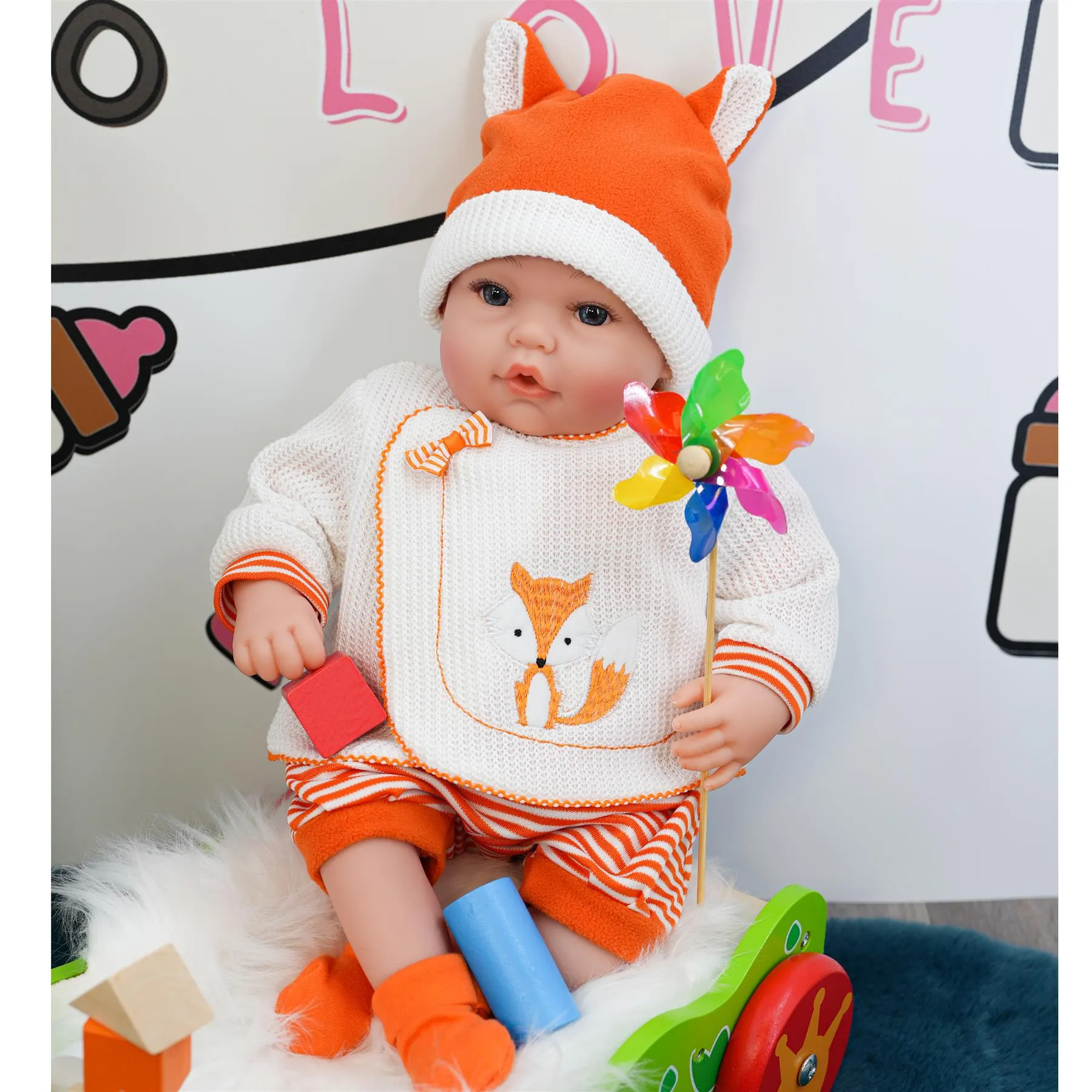 BiBi Outfits - Reborn Doll Clothes (Fox) (50 cm / 20")