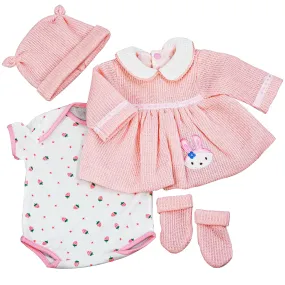 BiBi Outfits - Reborn Doll Clothes (Pink Dress) (50 cm / 20")