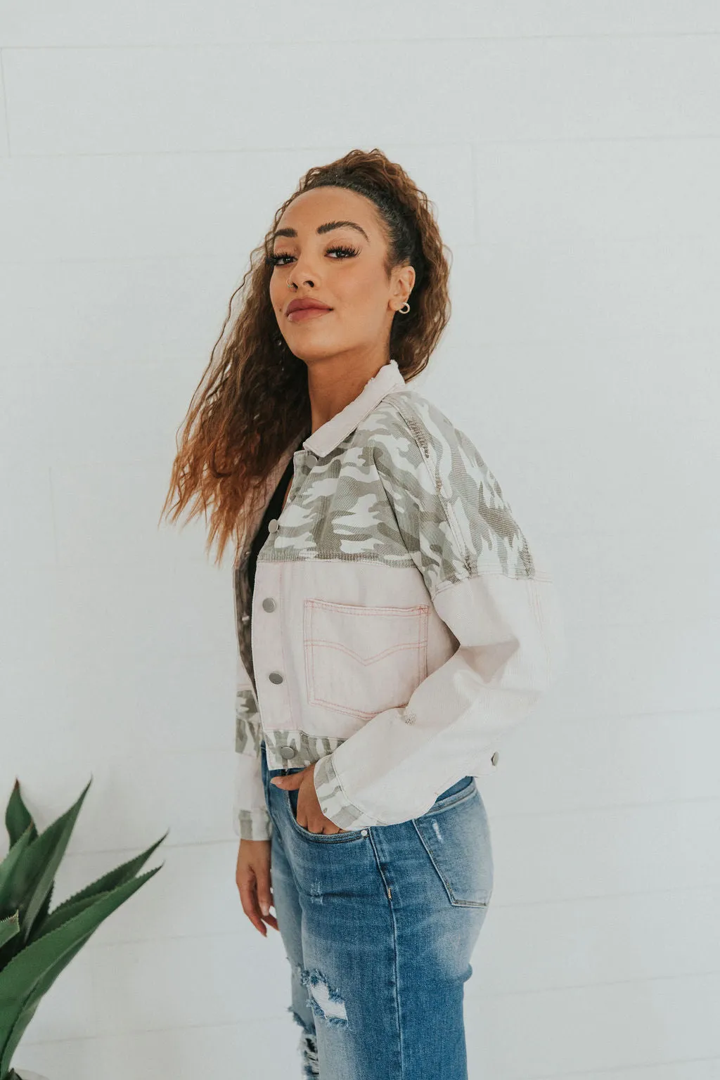 Bold You Contrast Denim Jacket