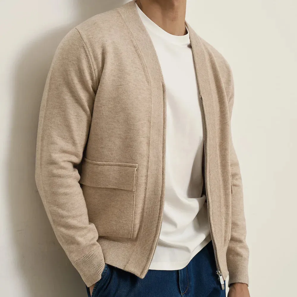 British pullover old money cardigan