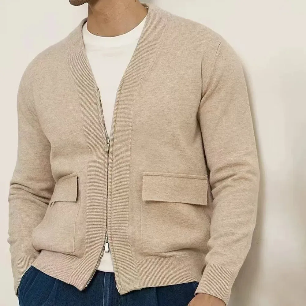 British pullover old money cardigan