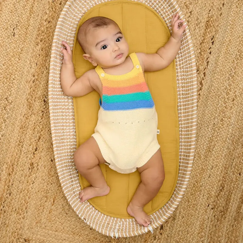 Bubble - Rainbow Stripe Knit Romper