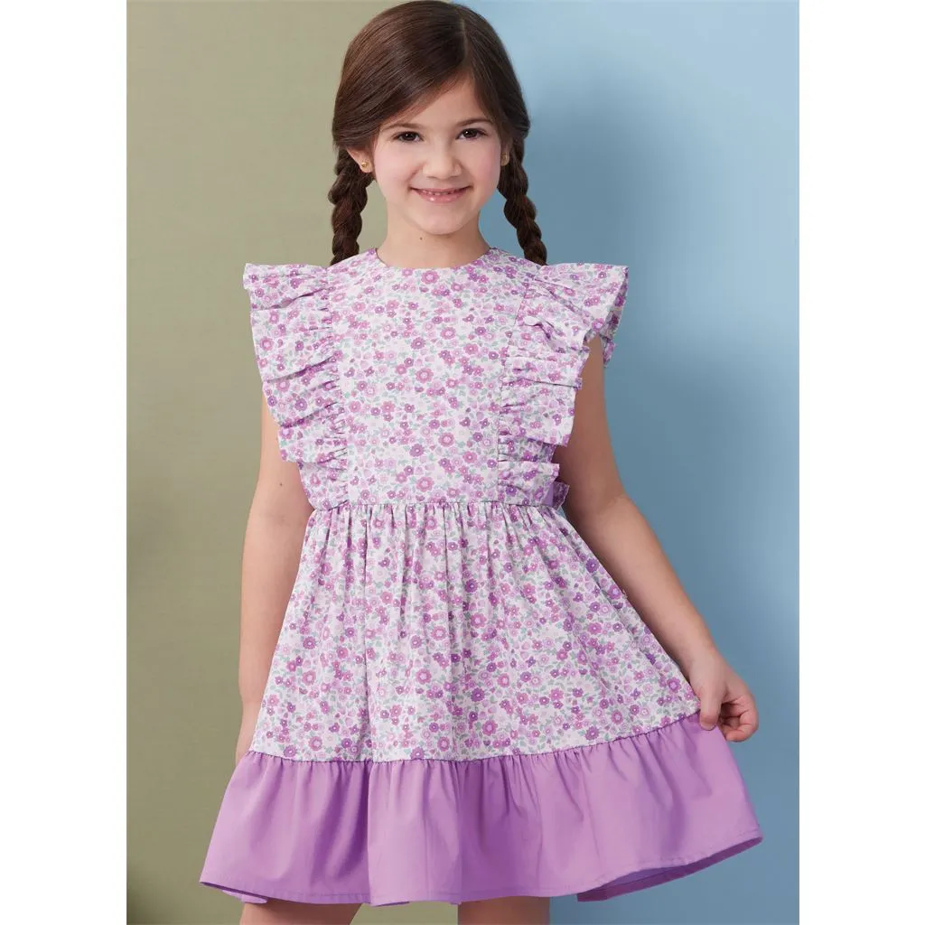 Butterick Pattern B7004 Children's Dresses, Top, Shorts and Pants