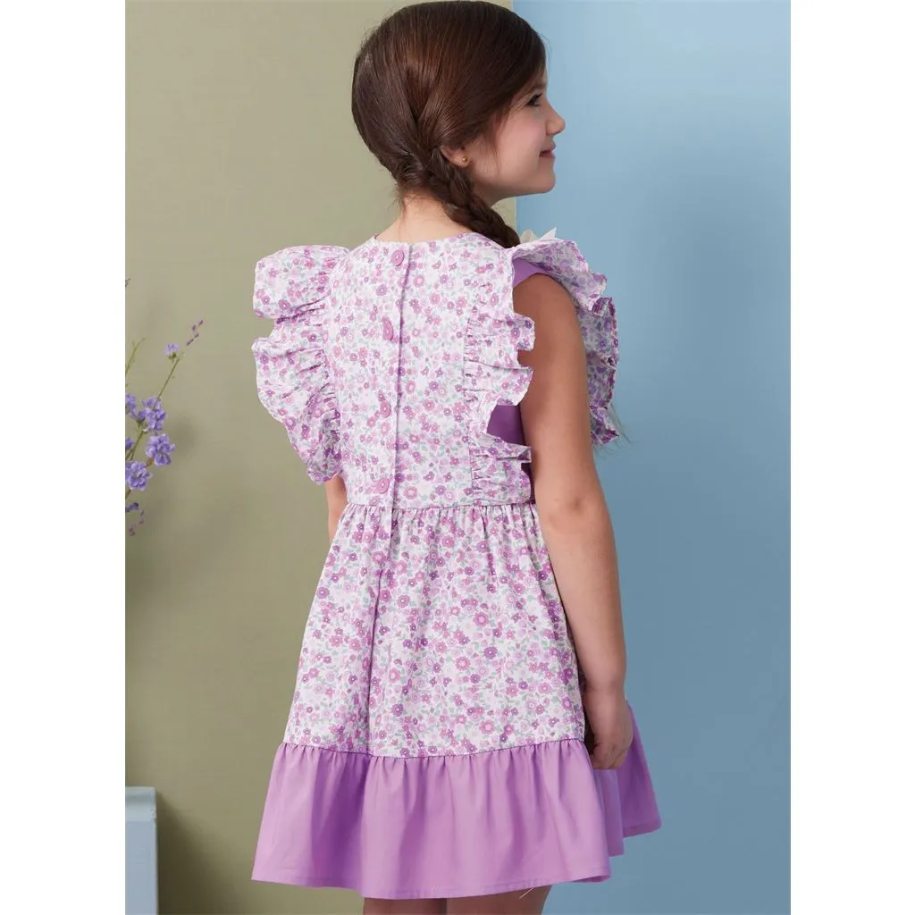 Butterick Pattern B7004 Children's Dresses, Top, Shorts and Pants