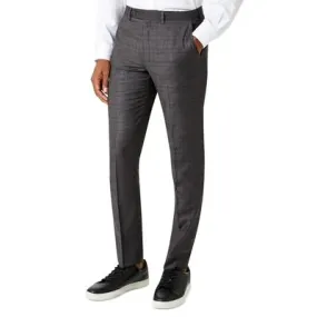 Calvin Klein Mens Skinny fit Dress Pants 36 / 34 Grey Plaid
