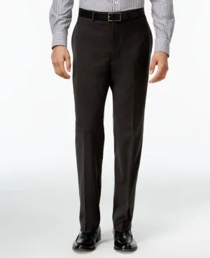 Calvin Klein Mens Slim fit Dress Pants Pants 42 / 30 Navy Blue Solid Stretch