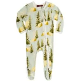 Camping Zipper Footed Romper
