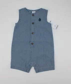 CARTERS DENIM SAIL ROMPER 6M PRE-LOVED