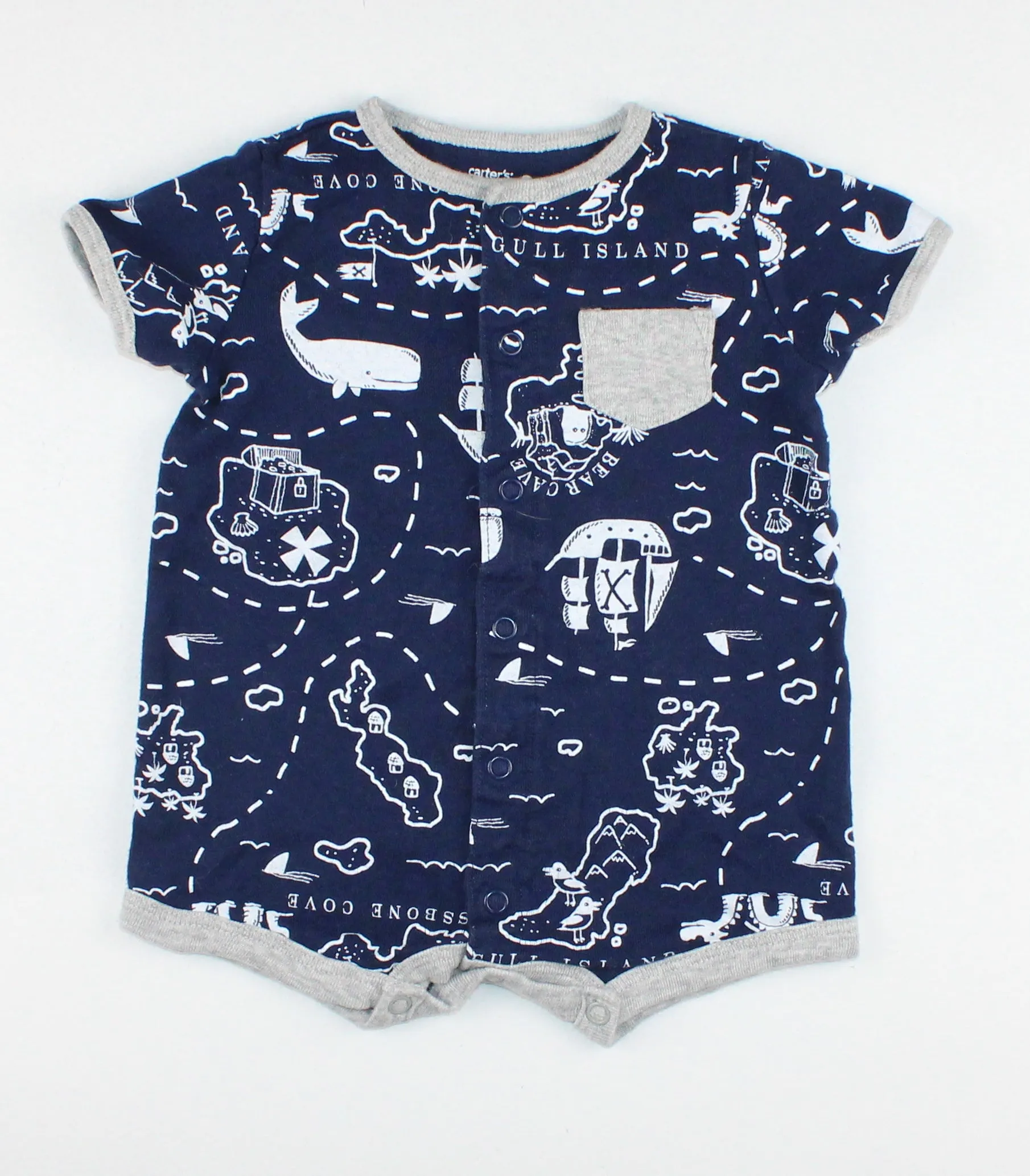 CARTERS PIRATE ROMPER 3M PRE-LOVED