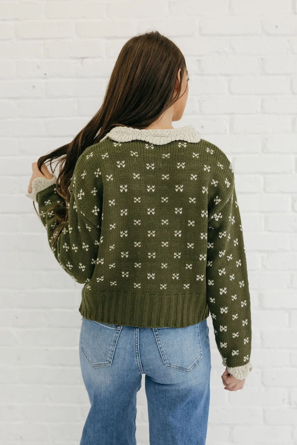 Cassia Cardigan-Olive