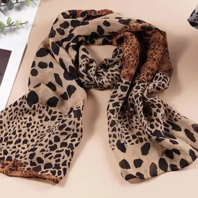 Chic Animal Print Scarf