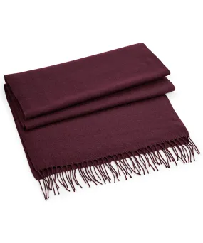 Classic woven scarf | Burgundy