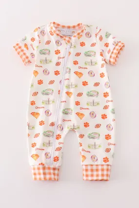 Clemson Football Baby Boy Romper