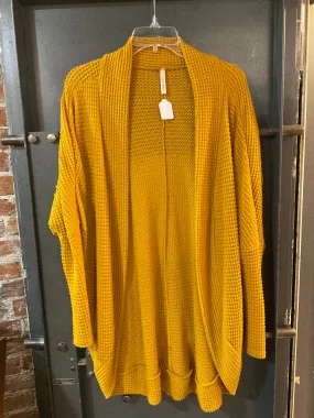 {{ClientCode}} MUSTARD MY STORY CARDIGAN, SMALL