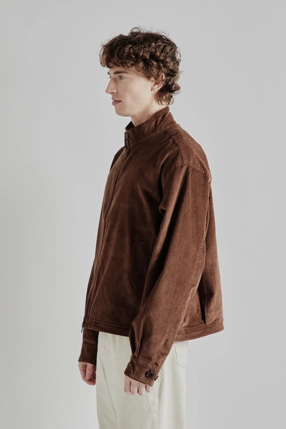 Corduroy Buddy Harrington Jacket - Brown