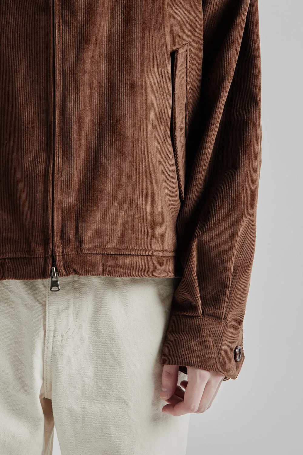 Corduroy Buddy Harrington Jacket - Brown