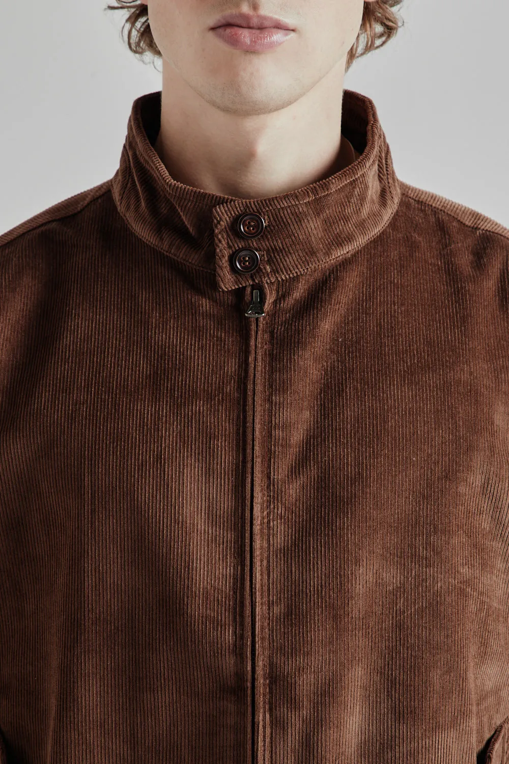 Corduroy Buddy Harrington Jacket - Brown