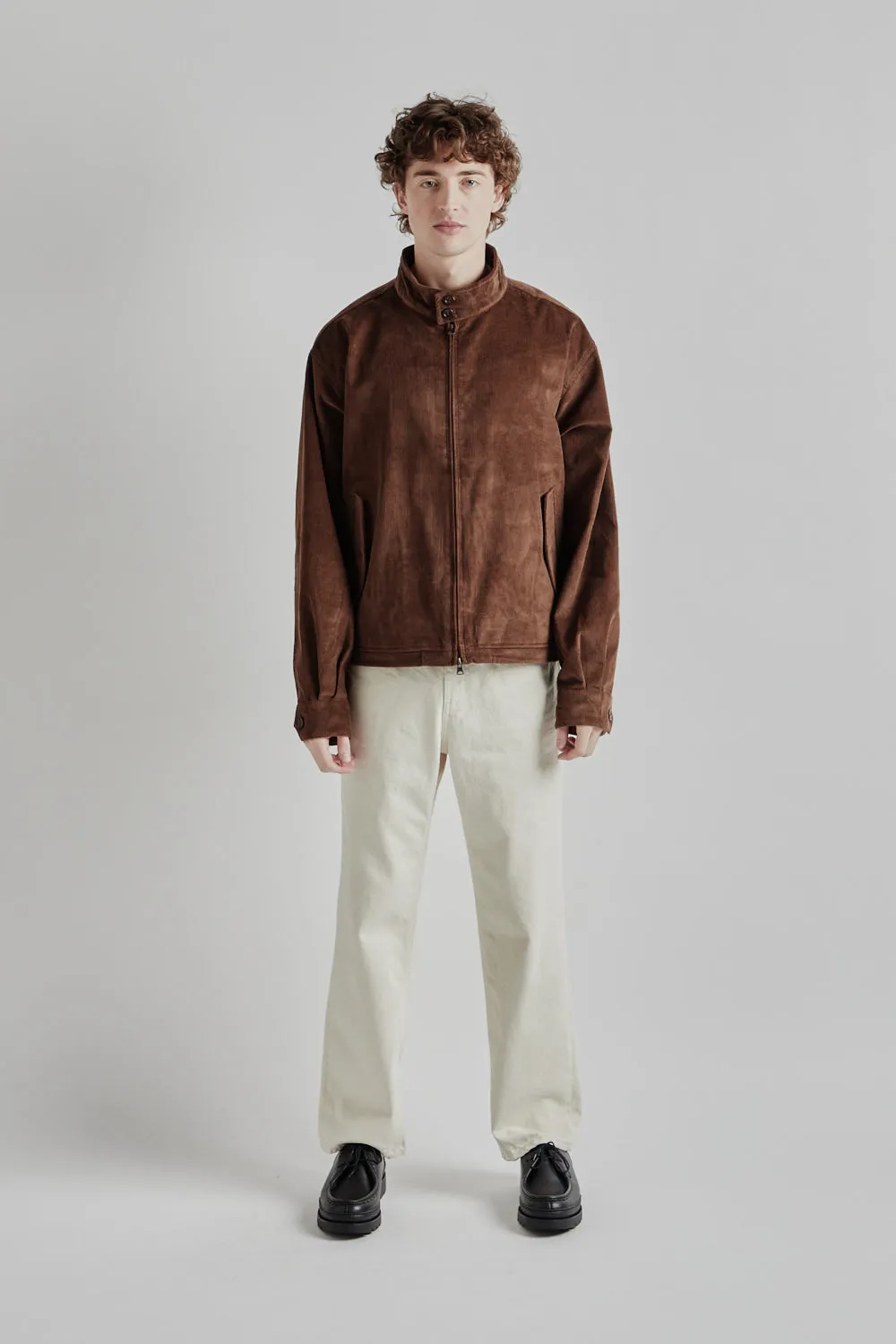 Corduroy Buddy Harrington Jacket - Brown