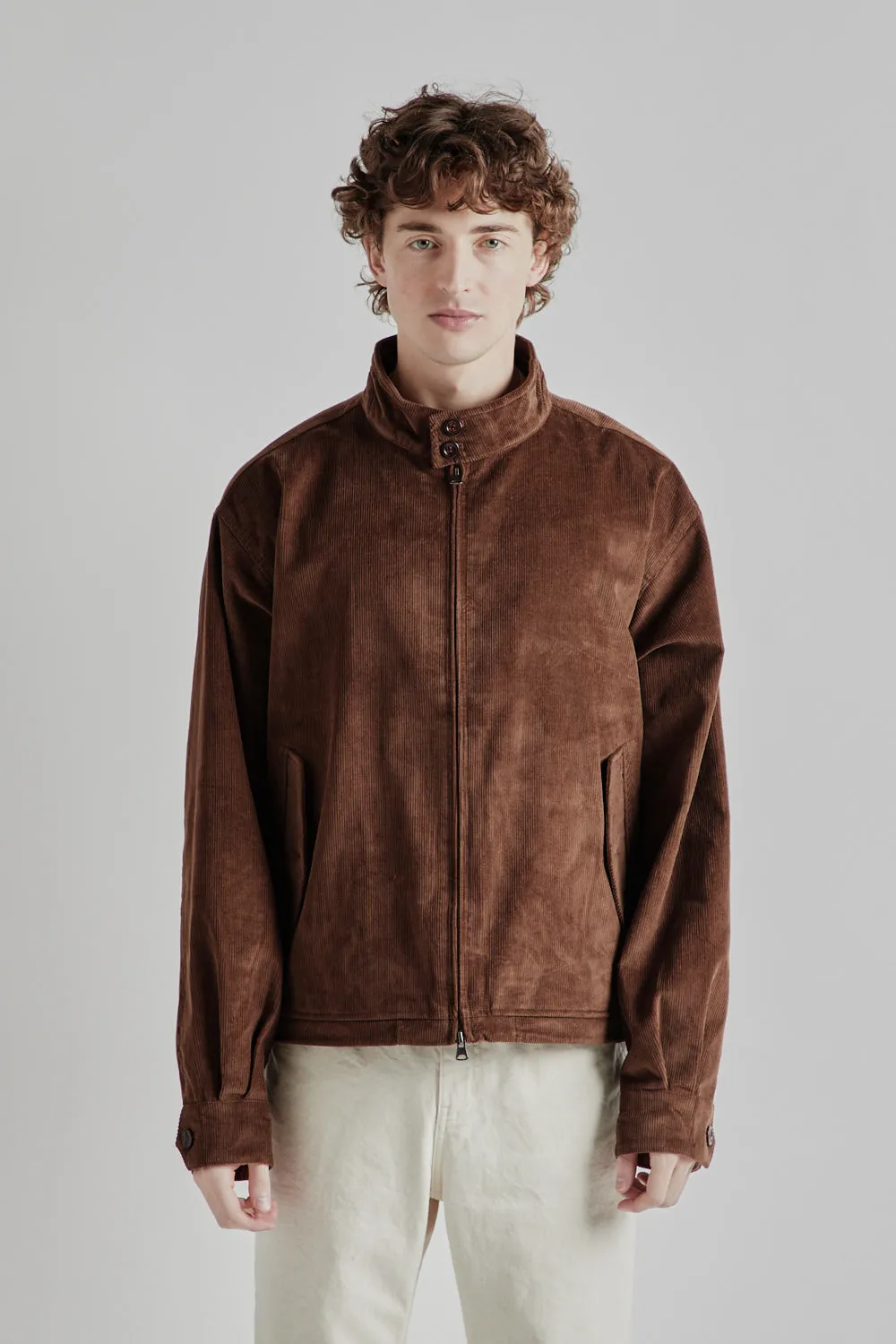 Corduroy Buddy Harrington Jacket - Brown