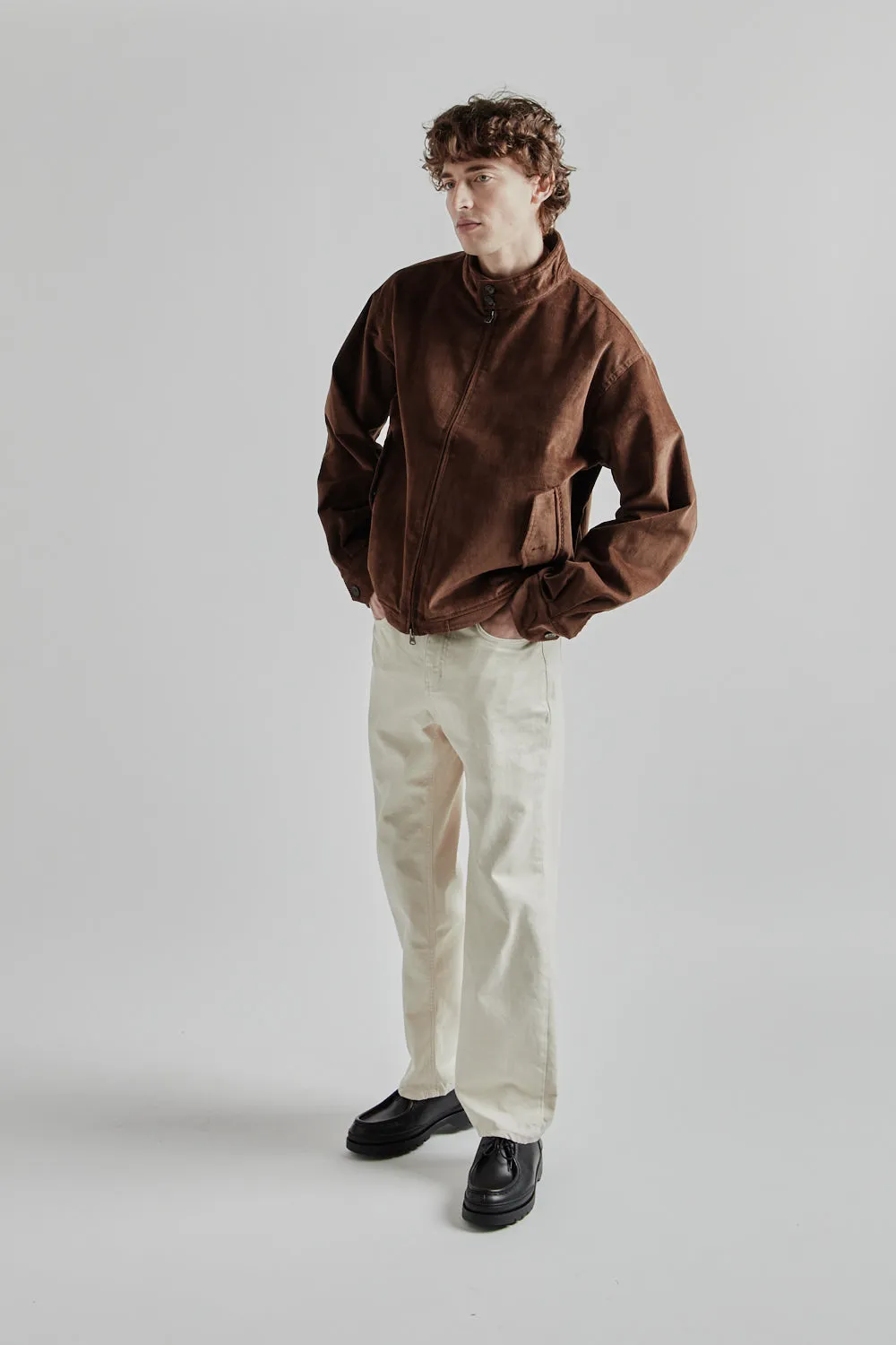 Corduroy Buddy Harrington Jacket - Brown