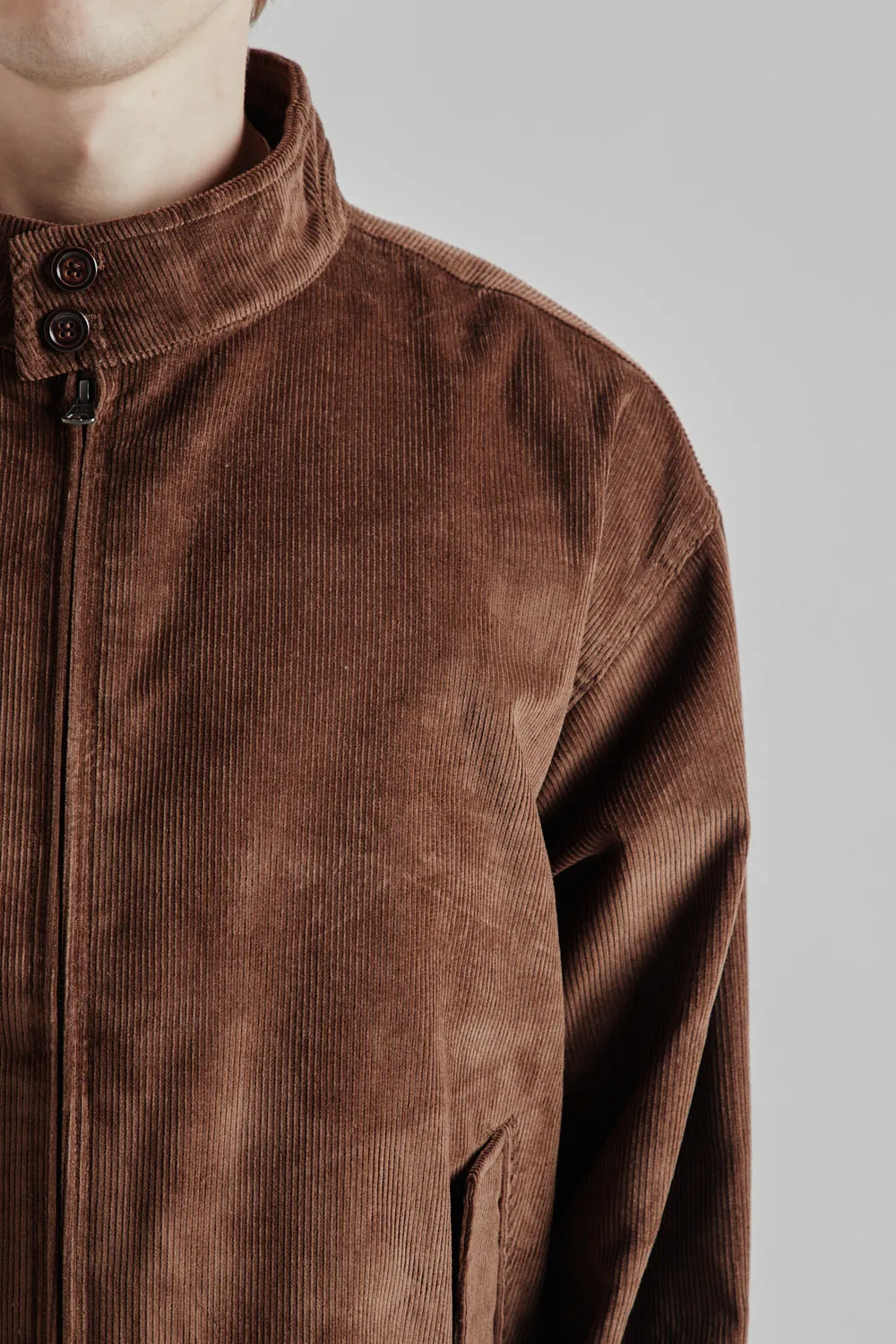 Corduroy Buddy Harrington Jacket - Brown