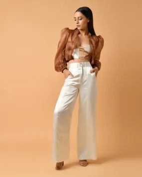 CROPPED BOMBER