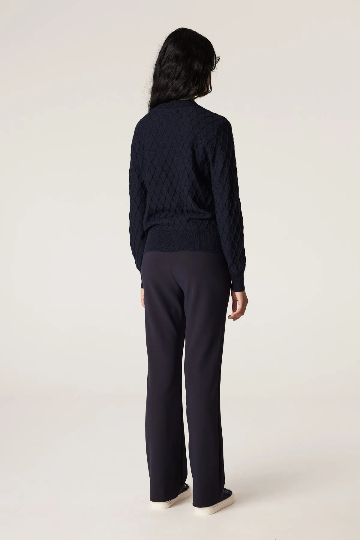 Dana Crepe Pant | Black