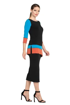 DBL Waist Tight Calf Skirt