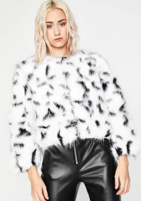 Doggin' On Ya Faux Fur Jacket