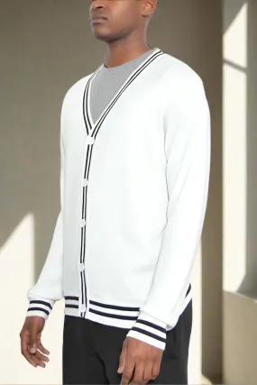 EM Men's Stripe Cardigan