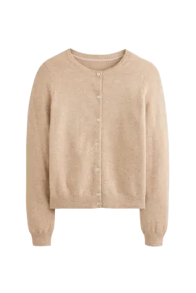 Eva Cashmere Crew Cardigan