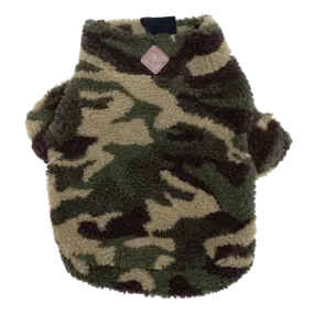 Fleece Pullover | Green Camo