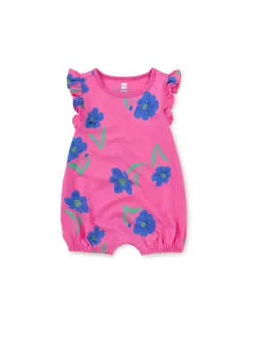 Flutter Baby Romper - Painted Cosmo Floral