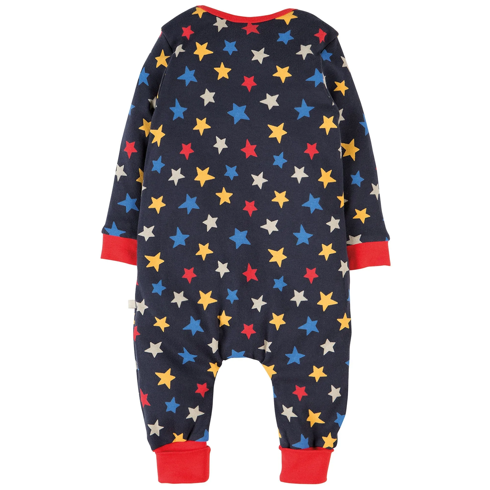 Frugi Baby Toddler Charlie Lion Organic Cotton Romper