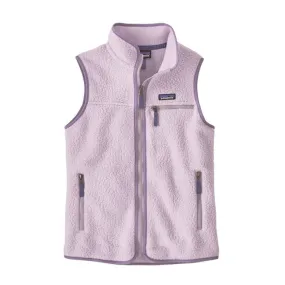 Gilet Retro Pile Fleece Donna Foxglow Purple